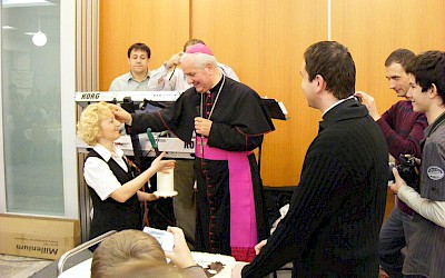 Srečanje z škofom Franjom Komarico