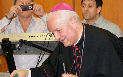 Srečanje z škofom Franjom Komarico