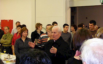 Srečanje z škofom Franjom Komarico