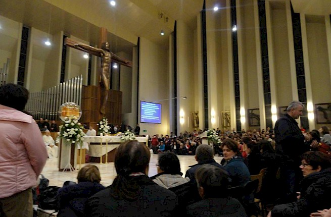 Romanje v Zagreb cerkev sv. Križa 2014